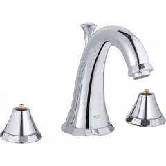 Grohe - Tub & Shower Faucets; Type: Bathroom Faucet ; Style: Widespread ; Design: Two Handle ; Handle Material: Non-Metallic ; Finish/Coating: No Finish - Exact Tooling