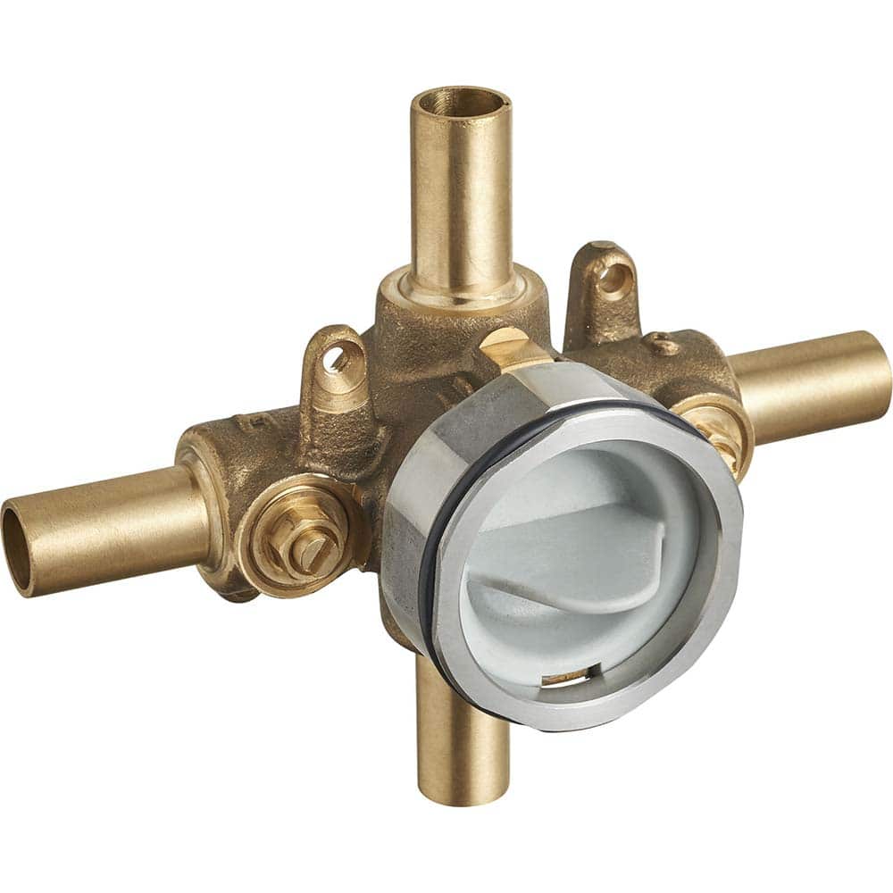 American Standard - Tub & Shower Faucets; Type: Rough-in valve ; Style: Not applicable ; Design: Temp/Press Valve ; Material: Brass ; Handle Type: No handle ; Handle Material: Non-Metallic - Exact Tooling