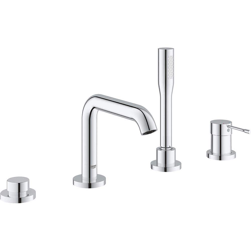 Grohe - Tub & Shower Faucets; Type: Tub Faucet with personal shower ; Style: Essence New ; Design: Ceramic Mixing Cartridge ; Material: Brass ; Handle Type: Lever ; Handle Material: Metal - Exact Tooling