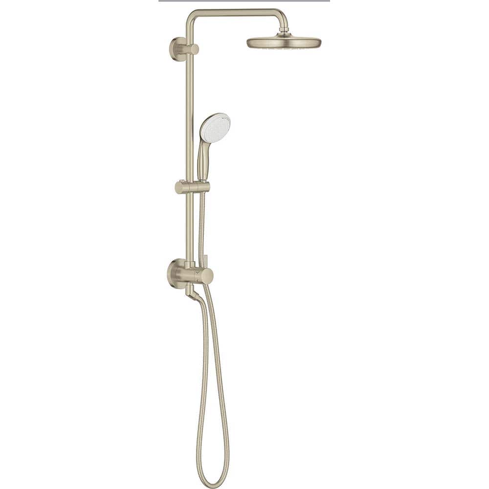 Grohe - Tub & Shower Faucets; Type: Shower System ; Style: Retro-Fit ; Design: Assembled Package ; Material: Metal ; Handle Type: Lever ; Handle Material: Metal - Exact Tooling