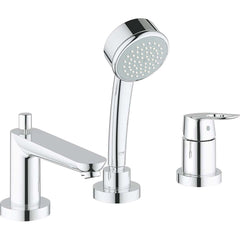 Grohe - Tub & Shower Faucets; Type: Tub Faucet with personal shower ; Style: BauLoop ; Design: Ceramic Mixing Cartridge ; Material: Metal ; Handle Type: Lever ; Handle Material: Metal - Exact Tooling