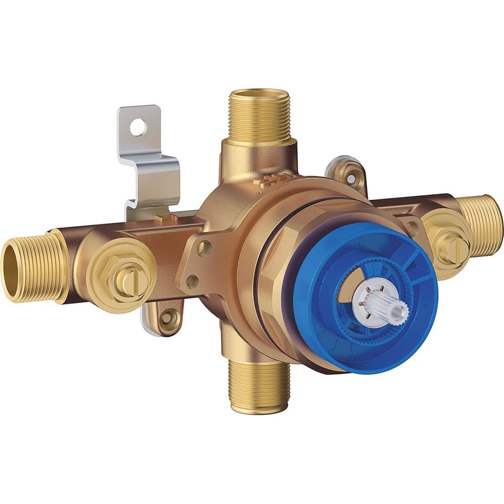 Grohe - Tub & Shower Faucets; Type: Rough-in valve ; Style: Grohsafe ; Design: Temp/Press Valve ; Material: Brass ; Handle Type: No Handle ; Handle Material: Non-Metallic - Exact Tooling