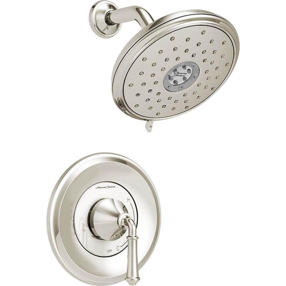 American Standard - Tub & Shower Faucets; Type: Shower trim only ; Style: Delancey ; Design: Ceramic Mixing Cartridge ; Material: Metal ; Handle Type: Lever ; Handle Material: Metal - Exact Tooling
