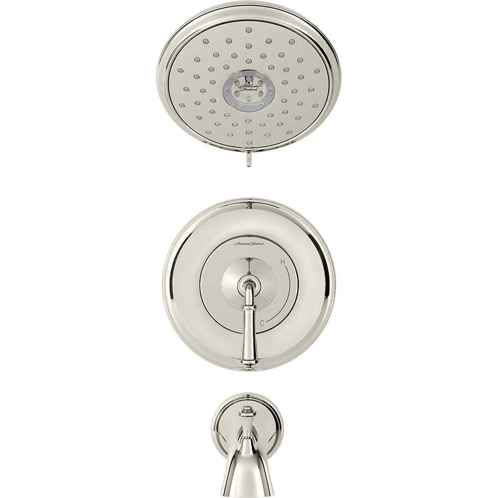 American Standard - Tub & Shower Faucets; Type: Bath and Shower Trim kit ; Style: Delancey ; Design: Ceramic Mixing Cartridge ; Material: Metal ; Handle Type: Lever ; Handle Material: Metal - Exact Tooling