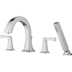 American Standard - Tub & Shower Faucets; Type: Tub Faucet with personal shower ; Style: Townsend ; Design: Ceramic Mixing Cartridge ; Material: Brass ; Handle Type: Lever ; Handle Material: Metal - Exact Tooling
