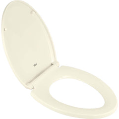 American Standard - Toilet Seats; Type: Toilet Seat ; Style: Traditional ; Material: Plastic ; Color: Linen ; Outside Width: 14 (Inch); Inside Width: 8.376 (Inch) - Exact Tooling