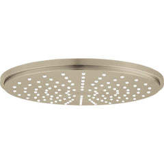 Grohe - Shower Heads & Accessories; Type: Shower Head ; Material: Metal ; GPM: 1.75 ; Face Diameter: 8.25 (Inch); Finish/Coating: Brushed; Nickel ; Settings: Spray, Pulse, Combination Pulse-Massage - Exact Tooling