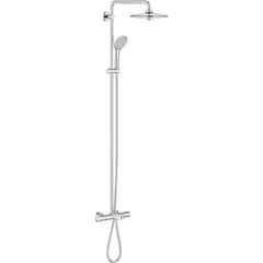 Grohe - Shower Heads & Accessories; Type: 2-in-1 ; Material: Metal ; GPM: 2.50 ; Face Diameter: 10.25 (Inch); Finish/Coating: Polished Chrome ; Settings: Spray, Pulse, Combination Pulse-Massage - Exact Tooling