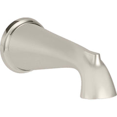 American Standard - Shower Heads & Accessories; Type: Tub Spout ; Material: Metal ; GPM: 2.50 ; Face Diameter: 7.75 (Inch); Finish/Coating: Polished Nickel ; Settings: Spray, Pulse, Combination Pulse-Massage - Exact Tooling