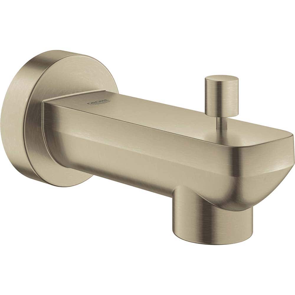 Grohe - Shower Heads & Accessories; Type: Tub Spout ; Material: Metal ; GPM: 2.50 ; Face Diameter: 4.75 (Inch); Finish/Coating: Brushed; Nickel ; Settings: Spray, Pulse, Combination Pulse-Massage - Exact Tooling