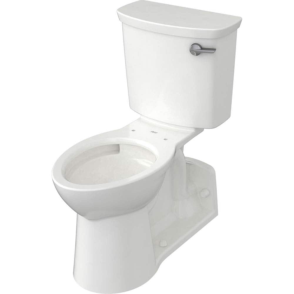 American Standard - Toilets; Type: Two-piece ; Bowl Shape: Elongated ; Mounting Style: Floor ; Gallons Per Flush: 1.28 ; Overall Height: 32.8125 ; Overall Width: 18 - Exact Tooling