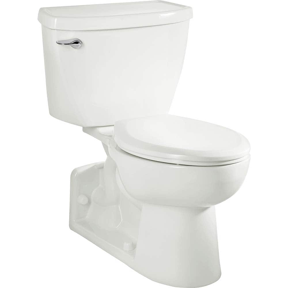 American Standard - Toilets; Type: Two-piece ; Bowl Shape: Elongated ; Mounting Style: Floor ; Gallons Per Flush: 1.1 ; Overall Height: 30.75 ; Overall Width: 20.5 - Exact Tooling