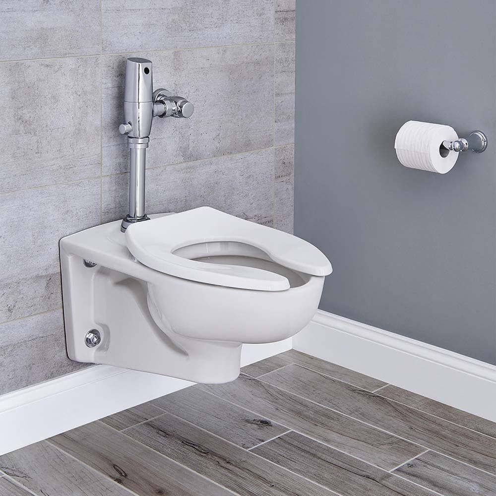 American Standard - Toilets; Type: Wall mounted toilet ; Bowl Shape: Elongated ; Mounting Style: Wall Mounted ; Gallons Per Flush: 1.1 ; Overall Height: 31.5 ; Overall Width: 14 - Exact Tooling