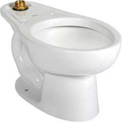 American Standard - Toilets; Type: Bowl only ; Bowl Shape: Elongated ; Mounting Style: Floor ; Gallons Per Flush: 1.28 ; Overall Height: 14 ; Overall Width: 14 - Exact Tooling