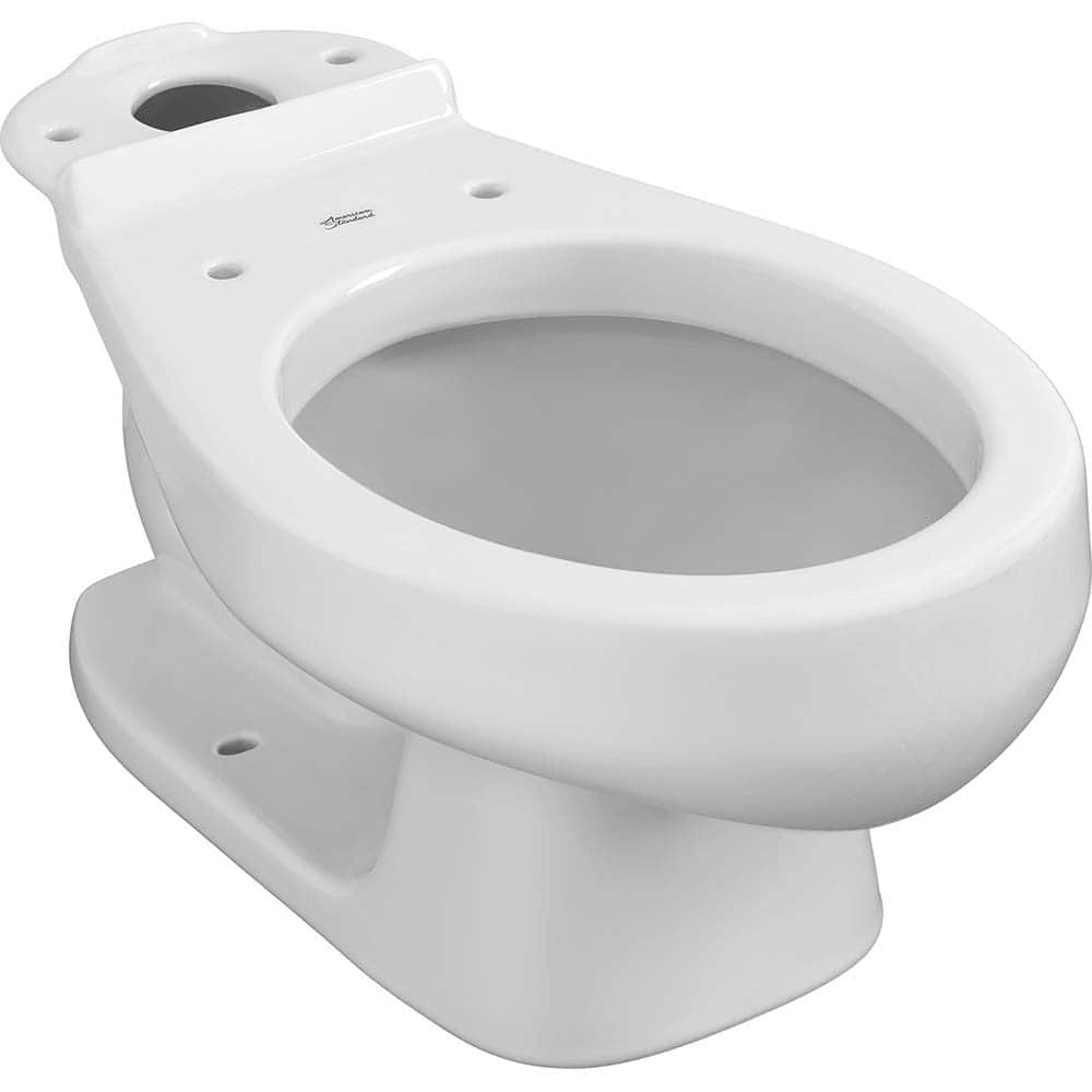 American Standard - Toilets; Type: Two-piece ; Bowl Shape: Round ; Mounting Style: Floor ; Gallons Per Flush: 1.28 ; Overall Height: 24.5 ; Overall Width: 17.25 - Exact Tooling