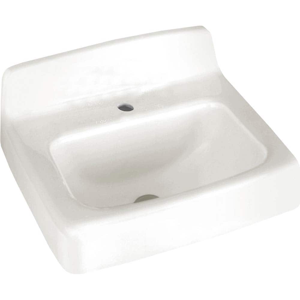 American Standard - Sinks; Type: Wall Hung Lavatory ; Outside Length: 18 (Inch); Outside Length: 18.000 (Decimal Inch); Outside Width: 20.000 (Decimal Inch); Outside Width: 20 (Inch); Outside Height: 6.0000 (Decimal Inch) - Exact Tooling