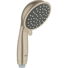 Grohe - Shower Heads & Accessories; Type: Shower Head ; Material: Metal ; GPM: 1.75 ; Face Diameter: 4 (Inch); Finish/Coating: Brushed; Nickel ; Settings: Spray, Pulse, Combination Pulse-Massage - Exact Tooling