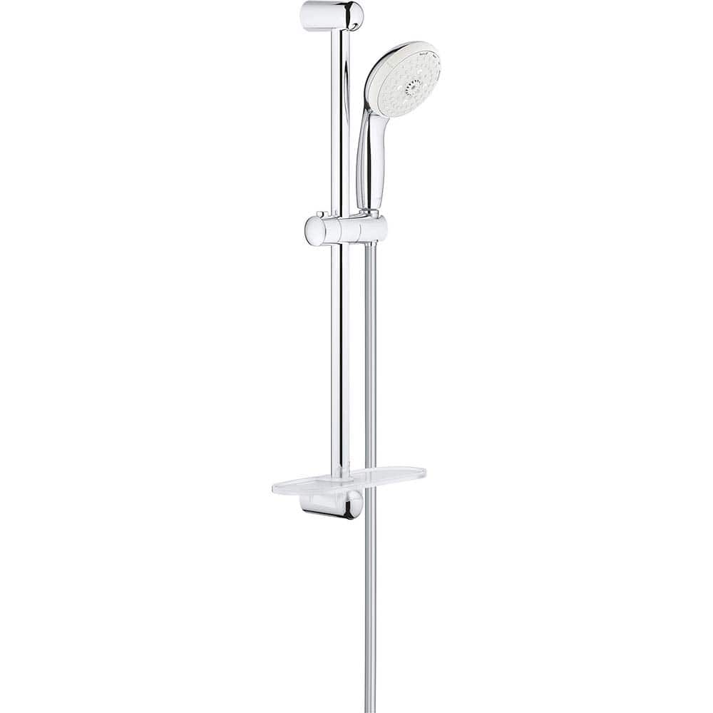 Grohe - Shower Heads & Accessories; Type: Hand Shower ; Material: Metal ; GPM: 2.50 ; Face Diameter: 4 (Inch); Finish/Coating: Polished Chrome ; Settings: Spray, Pulse, Combination Pulse-Massage - Exact Tooling
