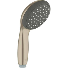 Grohe - Shower Heads & Accessories; Type: Hand Shower ; Material: Metal ; GPM: 1.75 ; Face Diameter: 4 (Inch); Finish/Coating: Brushed; Nickel ; Settings: Spray, Pulse, Combination Pulse-Massage - Exact Tooling