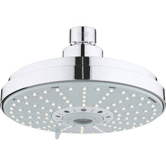 Grohe - Shower Heads & Accessories; Type: Shower Head ; Material: Metal ; GPM: 2.50 ; Face Diameter: 6.25 (Inch); Finish/Coating: Polished Chrome ; Settings: Spray, Pulse, Combination Pulse-Massage - Exact Tooling
