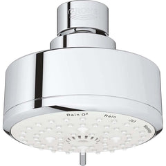 Grohe - Shower Heads & Accessories; Type: Shower Head ; Material: Metal ; GPM: 2.50 ; Face Diameter: 4 (Inch); Finish/Coating: Polished Chrome ; Settings: Spray, Pulse, Combination Pulse-Massage - Exact Tooling
