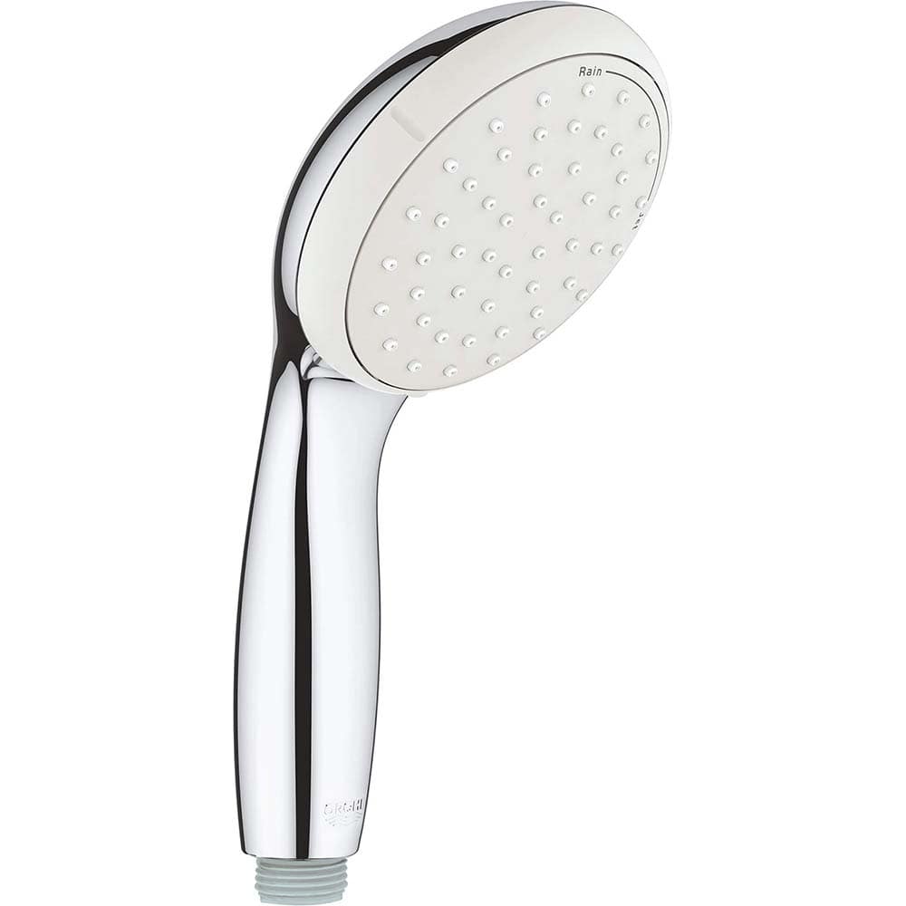 Grohe - Shower Heads & Accessories; Type: Hand Shower ; Material: Metal ; GPM: 1.75 ; Face Diameter: 4 (Inch); Finish/Coating: Polished Chrome ; Settings: Spray, Pulse, Combination Pulse-Massage - Exact Tooling