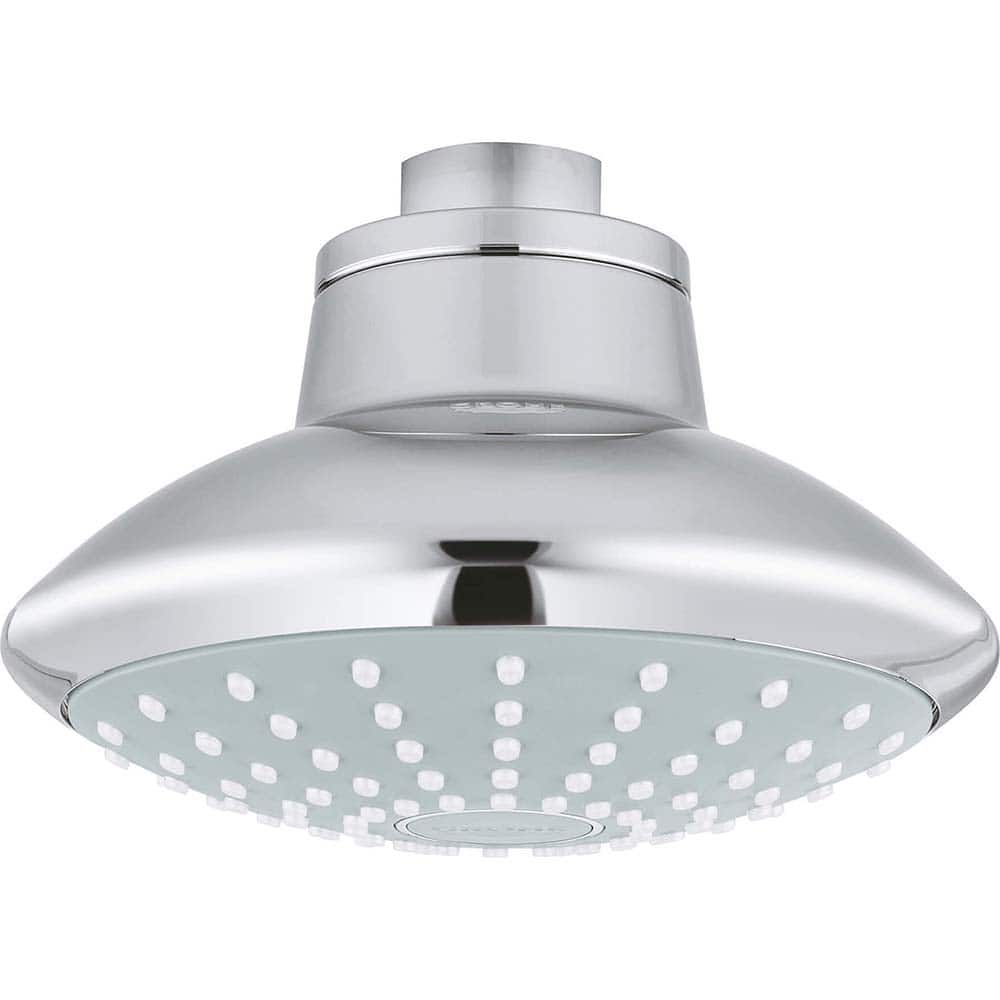 Grohe - Shower Heads & Accessories; Type: Shower Head ; Material: Metal ; GPM: 2.00 ; Face Diameter: 4.625 (Inch); Finish/Coating: Polished Chrome ; Settings: Spray, Pulse, Combination Pulse-Massage - Exact Tooling