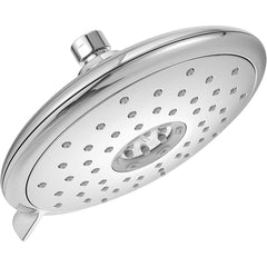 American Standard - Shower Heads & Accessories; Type: Shower Head ; Material: Metal ; GPM: 2.50 ; Face Diameter: 7.1875 (Inch); Finish/Coating: Polished Chrome ; Settings: Spray, Pulse, Combination Pulse-Massage - Exact Tooling