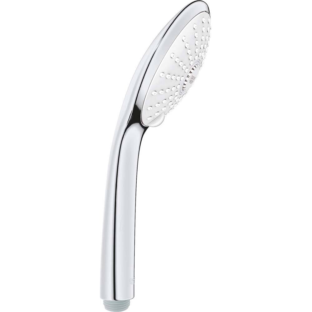 Grohe - Shower Heads & Accessories; Type: Hand Shower ; Material: Metal ; GPM: 1.75 ; Face Diameter: 4.625 (Inch); Finish/Coating: Polished Chrome ; Settings: Spray, Pulse, Combination Pulse-Massage - Exact Tooling