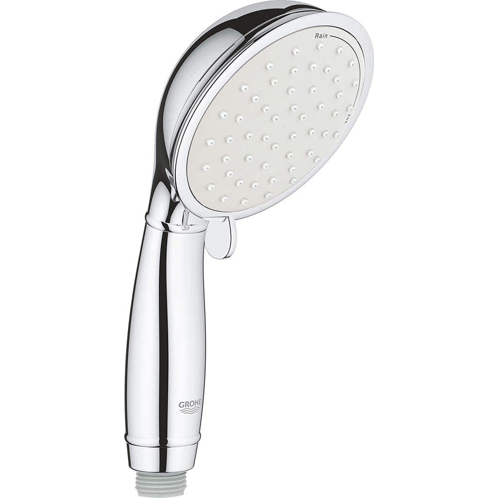 Grohe - Shower Heads & Accessories; Type: Hand Shower ; Material: Metal ; GPM: 1.75 ; Face Diameter: 4 (Inch); Finish/Coating: Polished Chrome ; Settings: Spray, Pulse, Combination Pulse-Massage - Exact Tooling