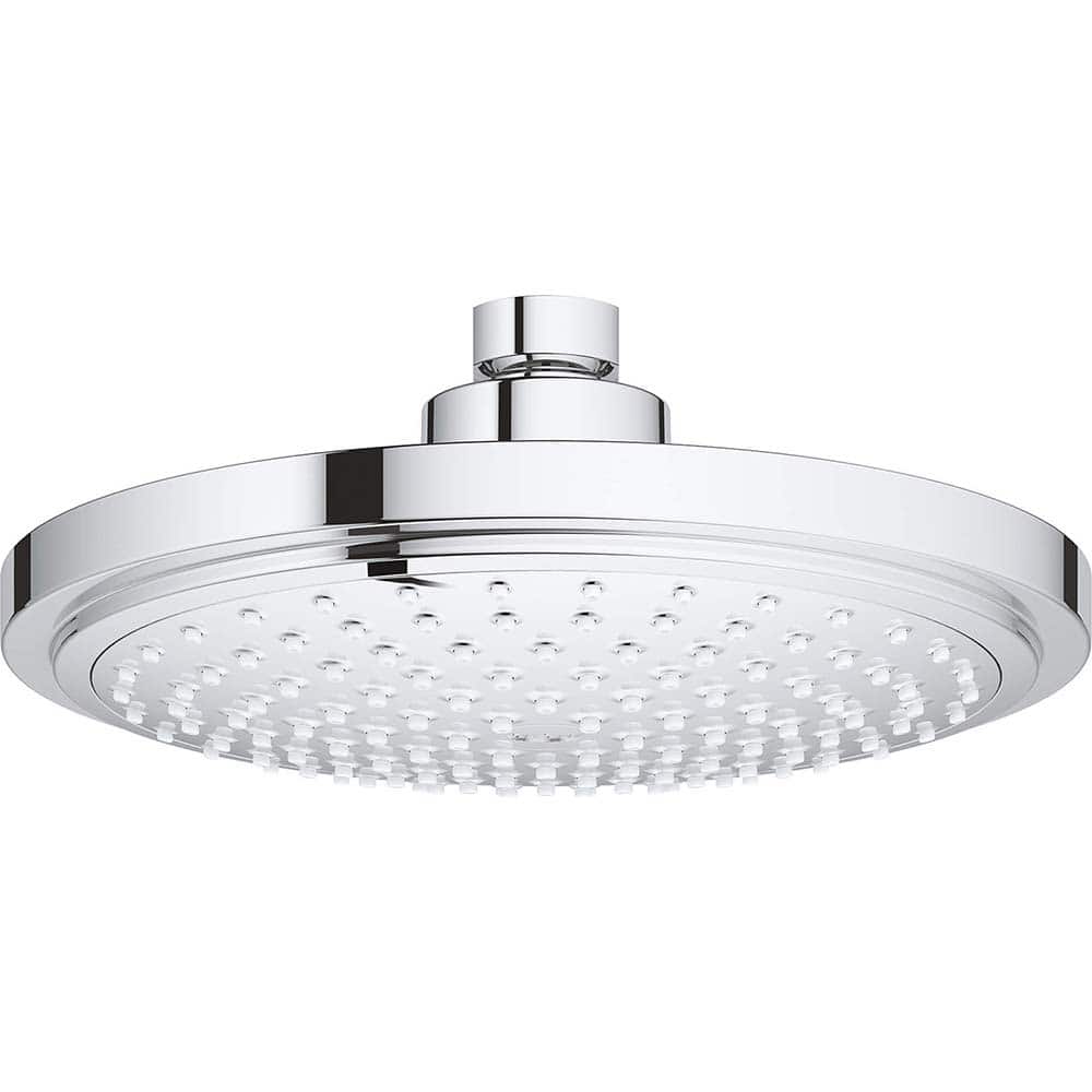 Grohe - Shower Heads & Accessories; Type: Shower Head ; Material: Metal ; GPM: 2.50 ; Face Diameter: 7.0625 (Inch); Finish/Coating: Polished Chrome ; Settings: Spray, Pulse, Combination Pulse-Massage - Exact Tooling