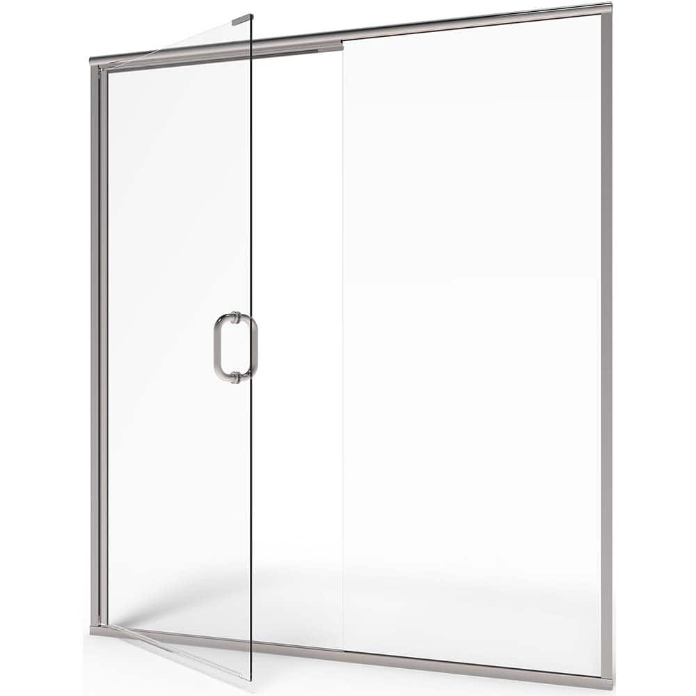 American Standard - Shower Supports & Kits; Type: Shower Door ; Length (Inch): 48 ; Material: Glass/Metal ; Finish/Coating: Silver - Exact Tooling