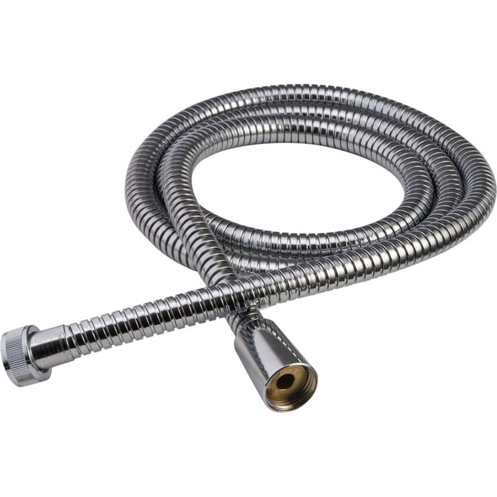 American Standard - Shower Supports & Kits; Type: Shower Hose ; Length (Inch): 59 ; Material: Metal ; Diameter (Inch): 0.5 ; Finish/Coating: Polished Chrome - Exact Tooling