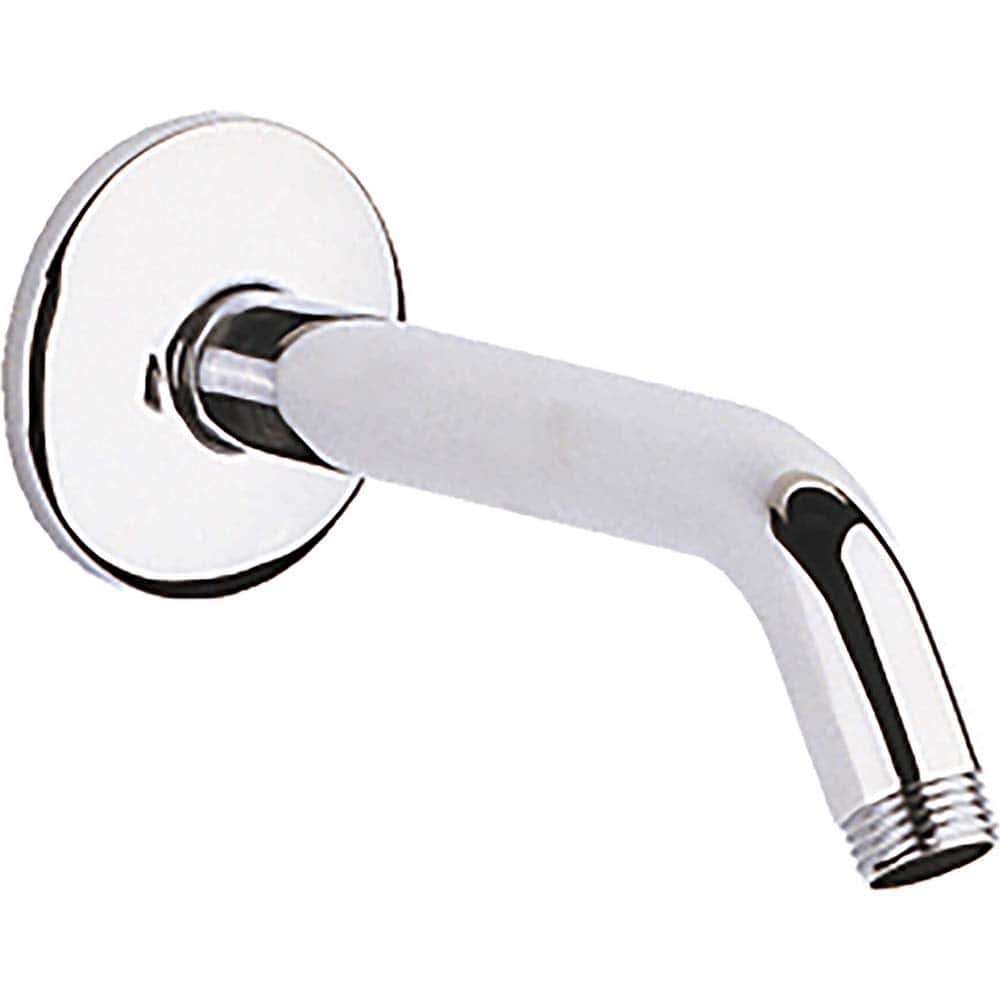 Grohe - Shower Supports & Kits; Type: Shower Arm ; Length (Inch): 6.625 ; Material: Metal ; Diameter (Inch): 0.5 ; Finish/Coating: Polished Chrome - Exact Tooling