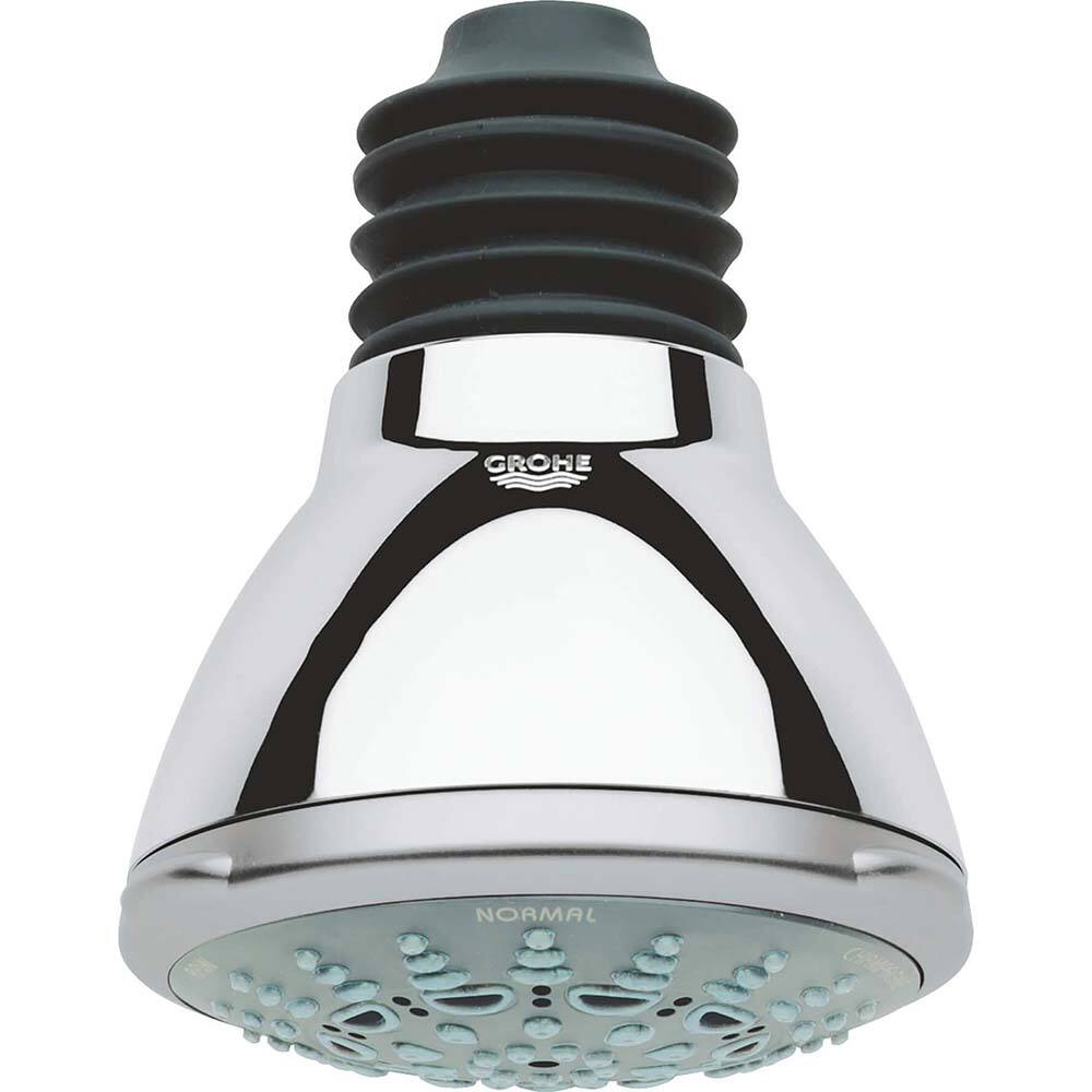 Grohe - Shower Heads & Accessories; Type: Shower Head ; Material: Metal ; GPM: 2.50 ; Face Diameter: 4 (Inch); Finish/Coating: Polished Chrome ; Settings: Spray, Pulse, Combination Pulse-Massage - Exact Tooling