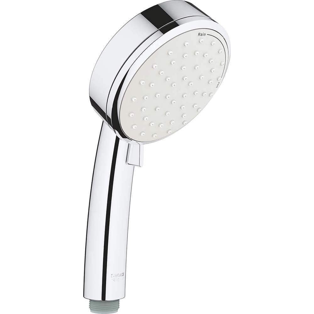 Grohe - Shower Heads & Accessories; Type: Hand Shower ; Material: Metal ; GPM: 1.75 ; Face Diameter: 4 (Inch); Finish/Coating: Polished Chrome ; Settings: Spray, Pulse, Combination Pulse-Massage - Exact Tooling