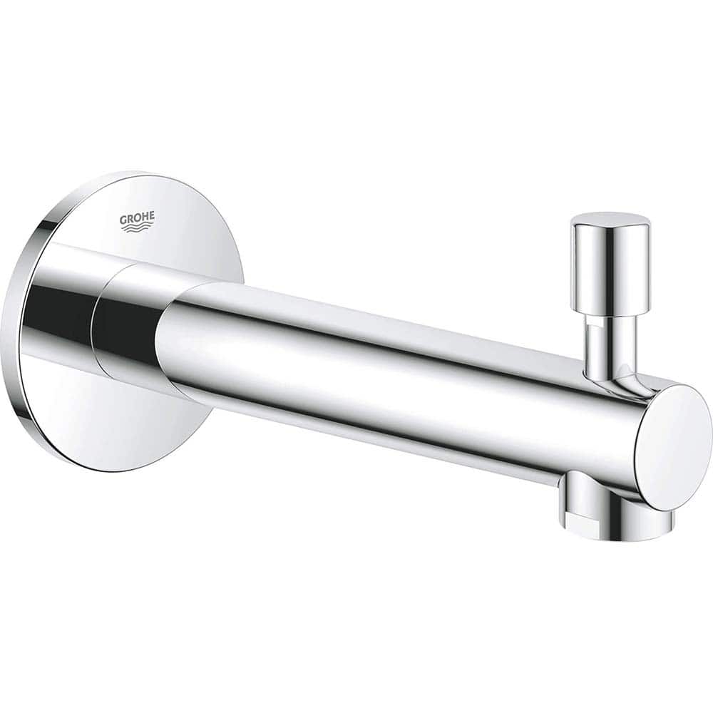 Grohe - Shower Heads & Accessories; Type: Tub Spout ; Material: Metal ; GPM: 2.50 ; Face Diameter: 6.75 (Inch); Finish/Coating: Chrome ; Settings: Spray, Pulse, Combination Pulse-Massage - Exact Tooling