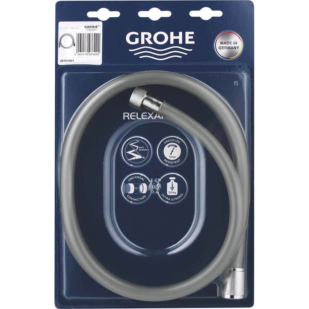 Grohe - Shower Heads & Accessories; Type: Shower Hose ; Material: Metal ; Finish/Coating: Polished Chrome - Exact Tooling
