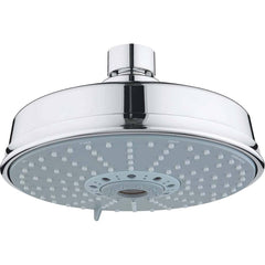 Grohe - Shower Heads & Accessories; Type: Shower Head ; Material: Metal ; GPM: 2.50 ; Face Diameter: 6.25 (Inch); Finish/Coating: Polished Chrome ; Settings: Spray, Pulse, Combination Pulse-Massage - Exact Tooling