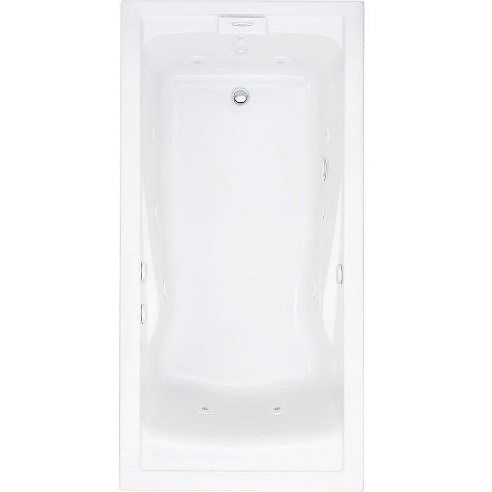 American Standard - Shower Supports & Kits; Type: Bathtub ; Length (Inch): 72 ; Material: High Gloss Acrylic ; Finish/Coating: White - Exact Tooling