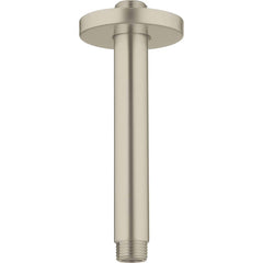 Grohe - Shower Supports & Kits; Type: Shower Arm ; Length (Inch): 6 ; Material: Metal ; Diameter (Inch): 0.5 ; Finish/Coating: Brushed; Nickel - Exact Tooling