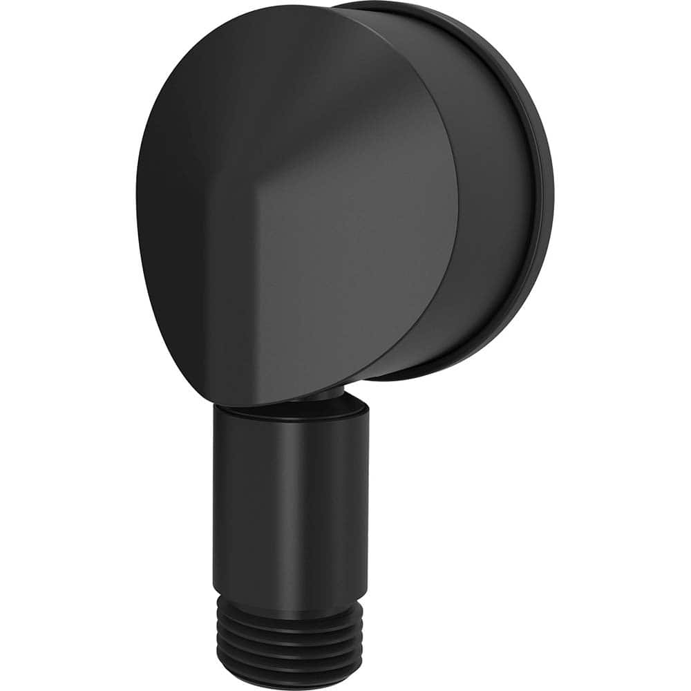 American Standard - Shower Supports & Kits; Type: Wall Supply ; Length (Inch): 1.25 ; Material: Brass ; Diameter (Inch): 0.5 ; Finish/Coating: Matte Black - Exact Tooling