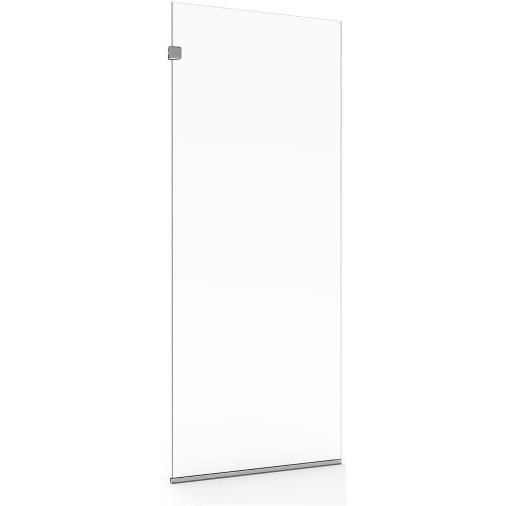 American Standard - Shower Supports & Kits; Type: Shower Screen ; Length (Inch): 30 ; Material: Aluminum/Glass ; Finish/Coating: Silver - Exact Tooling