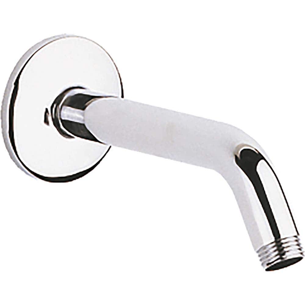 Grohe - Shower Supports & Kits; Type: Shower Arm ; Length (Inch): 5.625 ; Material: Metal ; Diameter (Inch): 0.5 ; Finish/Coating: Polished Chrome - Exact Tooling