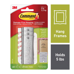 3M - All-Purpose & Utility Hooks; Type: Hooks Kit ; Overall Length (Inch): 3; 3 ; Color: Gray ; Overall Length: 3 ; Overall Width: 1.28 ; Width (Inch): 1.28 - Exact Tooling