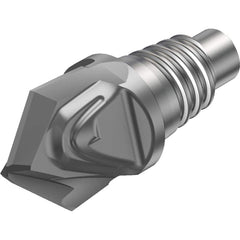 Sandvik Coromant - Corner Radius & Corner Chamfer End Mill Heads; Mill Diameter (mm): 1.50 ; Mill Diameter (Decimal Inch): 0.0591 ; End Type: Corner Radius ; Corner Radius (mm): 4.50 ; Number of Flutes: 2 ; Material: Solid Carbide - Exact Tooling