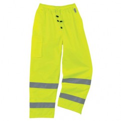 8915 M LIME SUP CLASS E RAIN PANTS - Exact Tooling