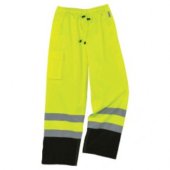 8915BK L LIME BLK BOTT RAIN PANTS - Exact Tooling