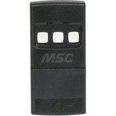 Garage Door Hardware; Type: Radio Control, Allstar, Transmitter, 3 Channel; For Use With: Commercial Doors; Material: Plastic; Overall Length: 1.00; Overall Width: 5; Overall Height: 2.25; Includes: 9V Battery; Visor Clip; Length (Inch): 1.00; For Use Wit