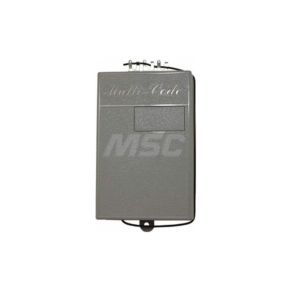 Garage Door Hardware; Type: Radio Control, Receiver, 1Ch, 300 MHz; For Use With: Commercial Doors; Commercial Gate Openers; Material: Metal; Includes: Ten Dipswitches; Receiver; Three Connecting Prongs; Antenna; For Use With: Commercial Doors; Commercial